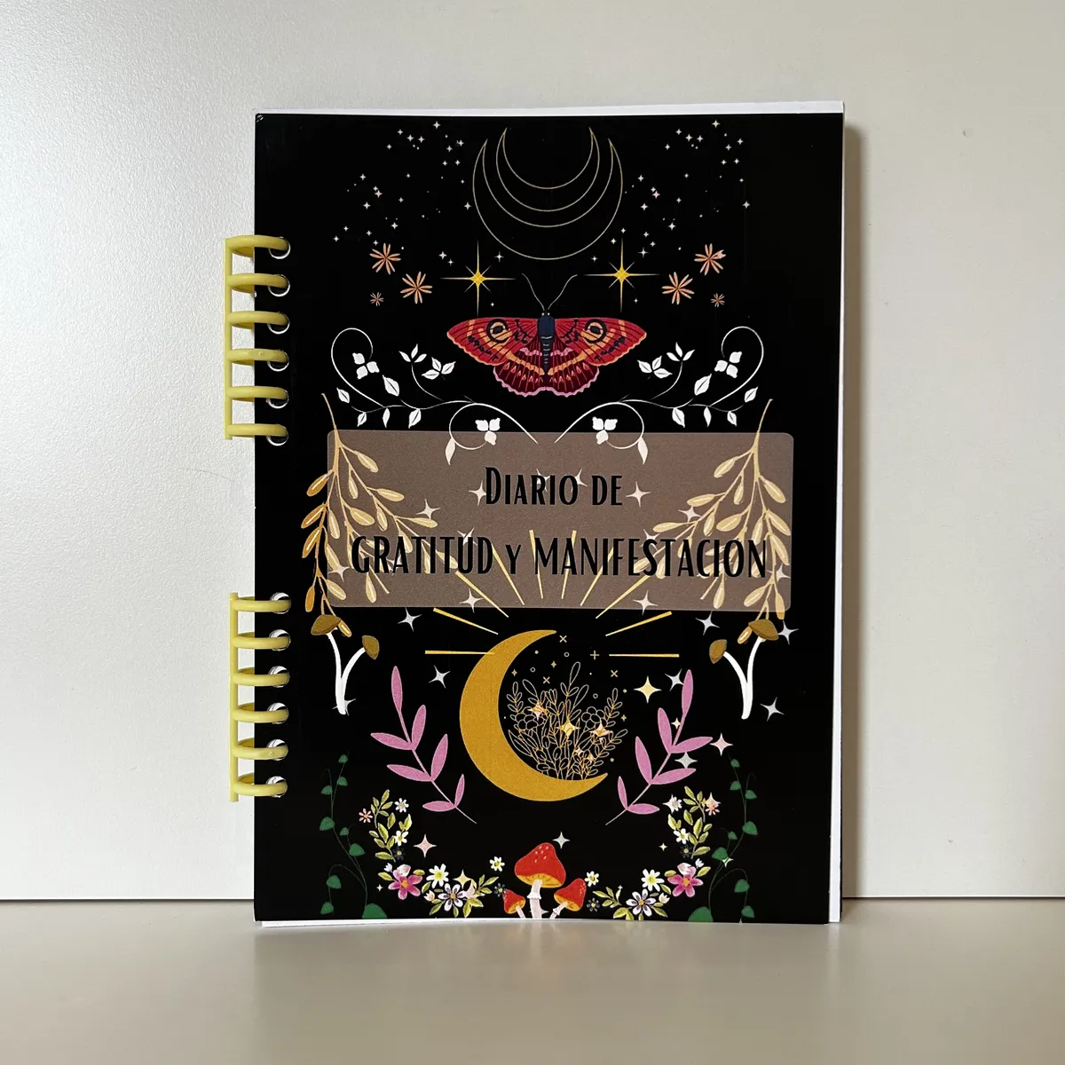 Diario Negro de Gratitud y Manifestación